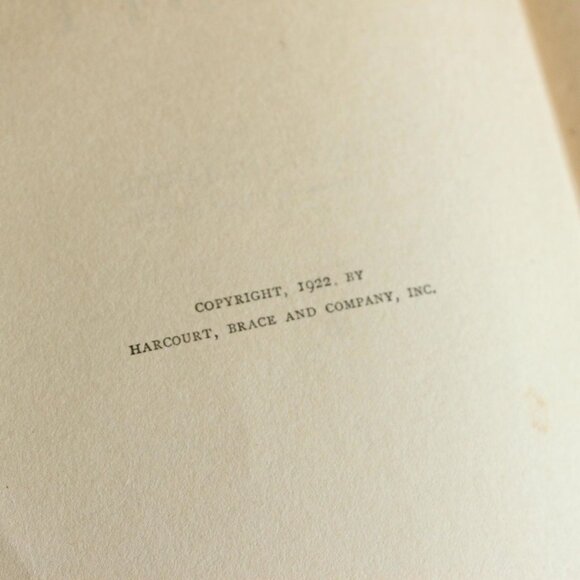 Vintage 1920s Book, "Babbitt" by Sinclair Lewis, 1922, Possible First Edition - Picture 8 of 10